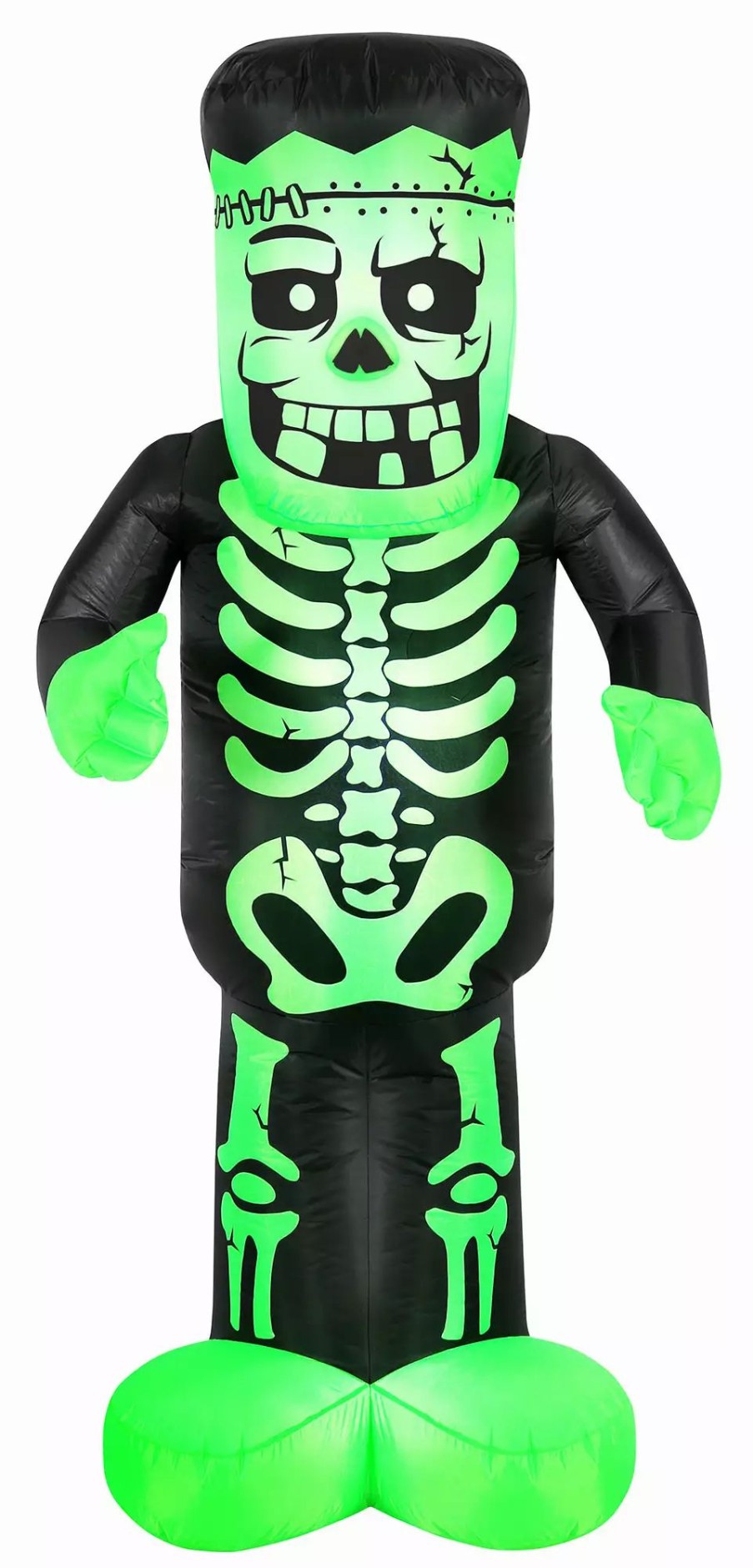 Inflatables * | Occasions 7 Inflatable Skeleton Monster, 3 Ft Tall, Multicolored