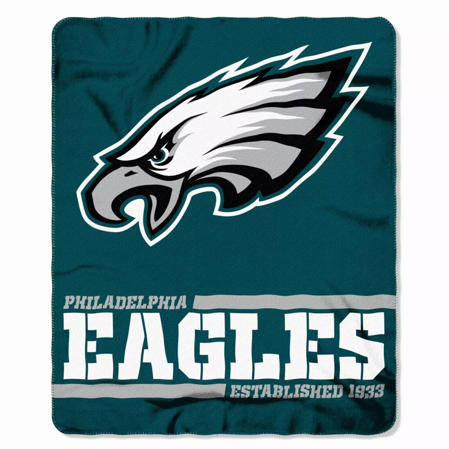 Blankets * | The Northwest Company Philadelphia Eagles Fleece Throw , Green