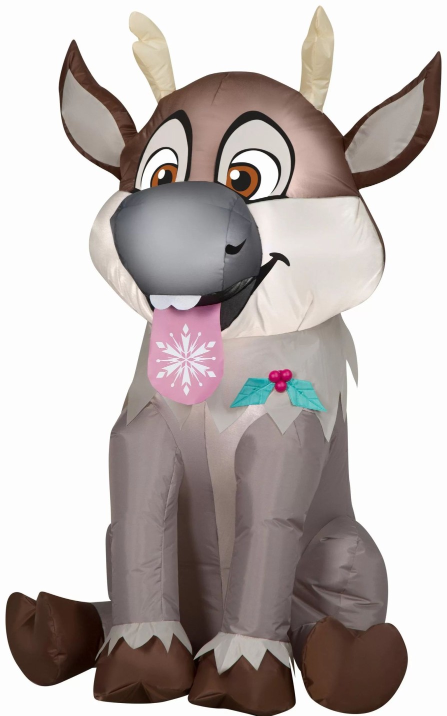 Inflatables * | Gemmy Christmas Airblown Inflatable Inflatable Baby Sven, 3.5 Ft Tall, Grey