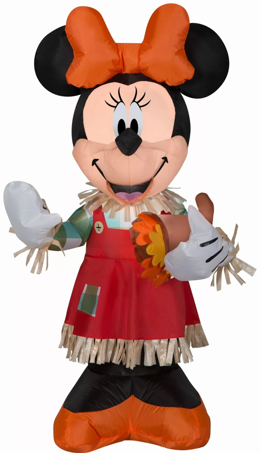 Inflatables * | Gemmy 3.5 Airblown Disney Inflatable Minnie Holding Cornucopia