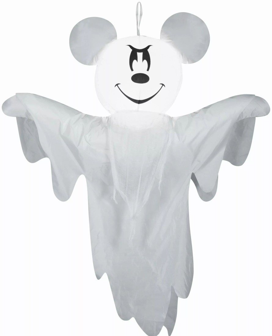 Inflatables * | Gemmy Airblown Hanging Mickey As Ghost Disney, 4 Ft Tall