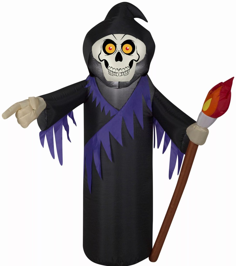 Inflatables * | 3.5 Airblown Reaper Halloween Inflatable