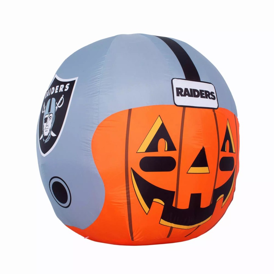 Inflatables * | Las Vegas Raiders Inflatable Jack-O' Helmet