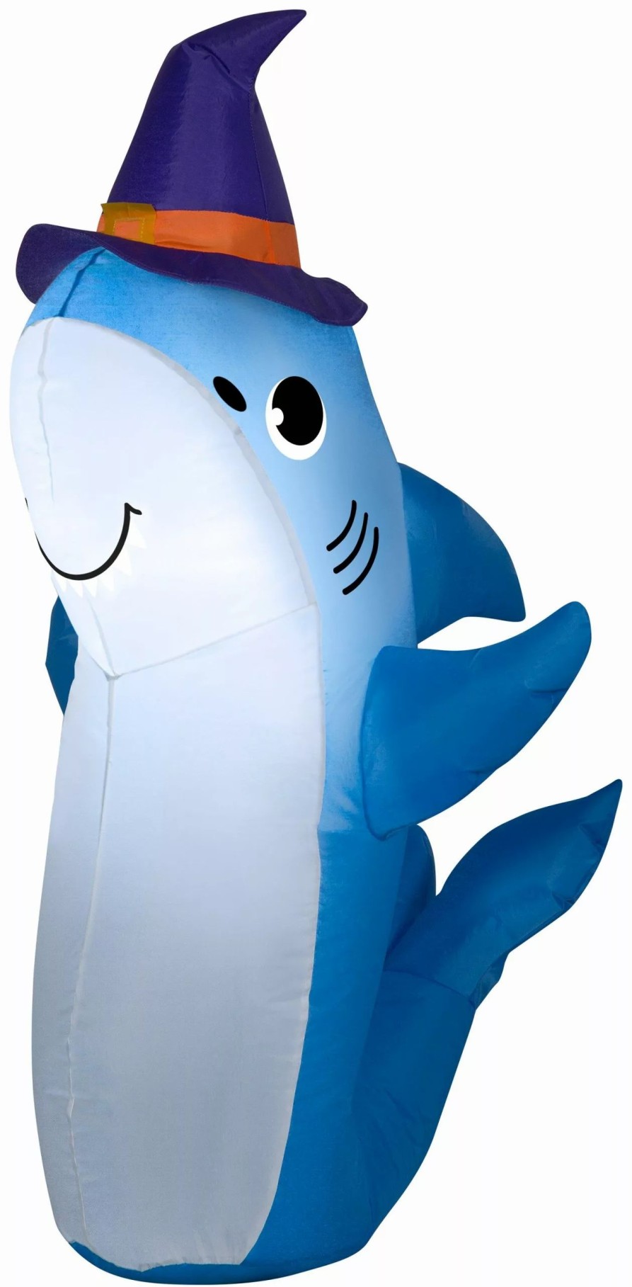 Inflatables * | Gemmy 3.5 Airblown Inflatable Shark W/Witch Hat