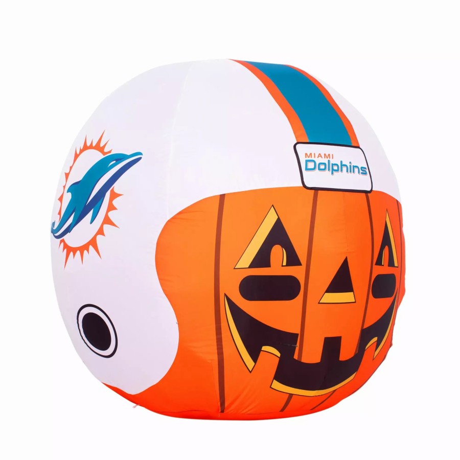 Inflatables * | Miami Dolphins Inflatable Jack-O' Helmet