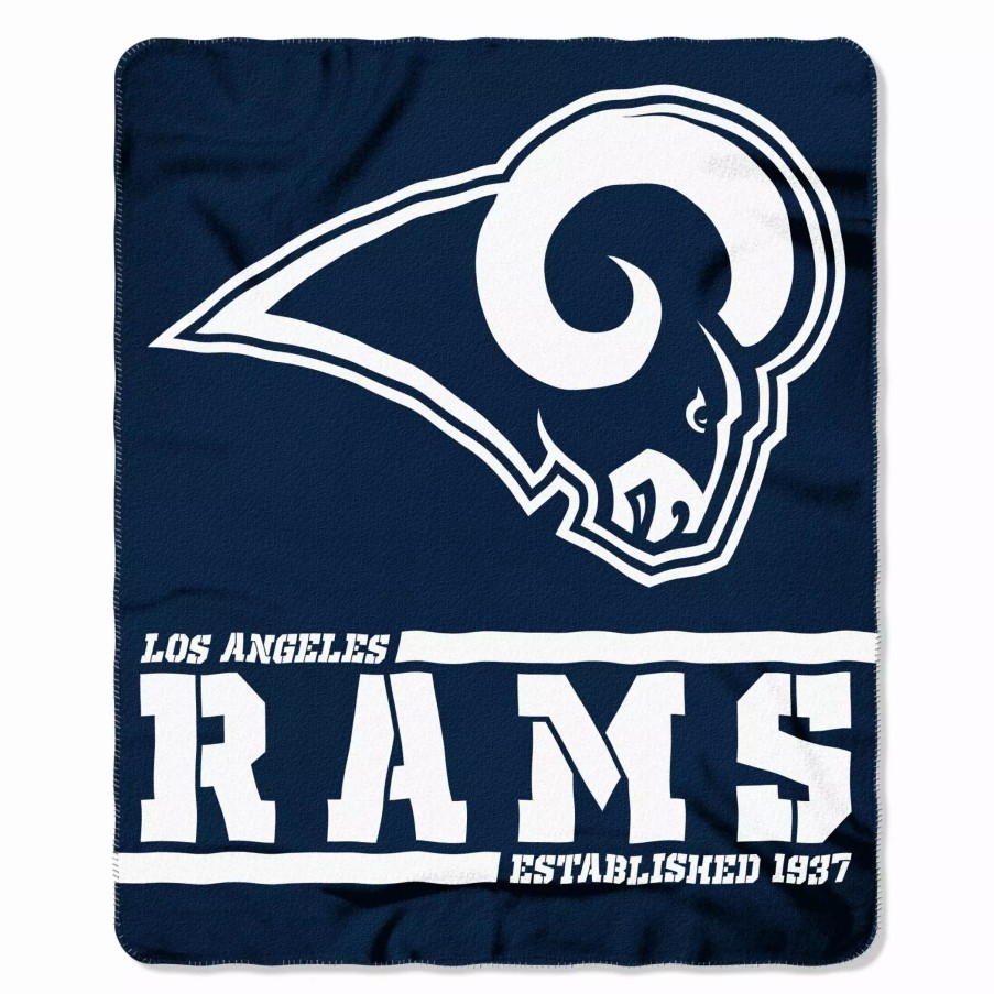 Blankets * | The Northwest Company Los Angeles Rams Fleece Throw