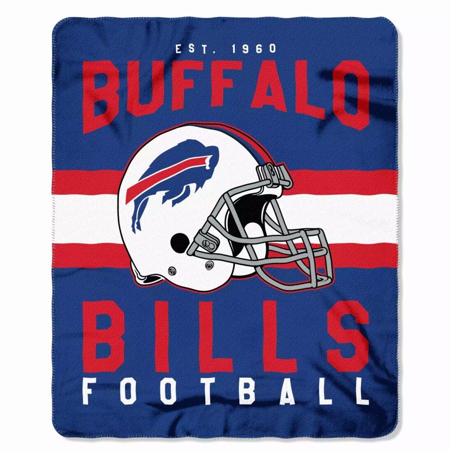 Blankets * | The Northwest Company Buffalo Bills Fleece Throw