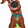 Inflatables * | Gemmy Airblown Inflatable Scoob With Pumpkin, 3.5 Ft Tall, Brown