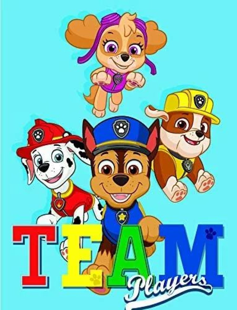 Blankets * | The Northwest Company Paw Patrol Fantastic Team