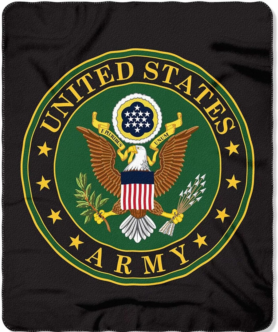 Blankets * | The Northwest Company Badge Of Honor Us Army