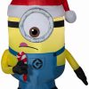 Inflatables * | 3.5 Airblown Carl W/ Tongue Sticking Out Universal Christmas Inflatable