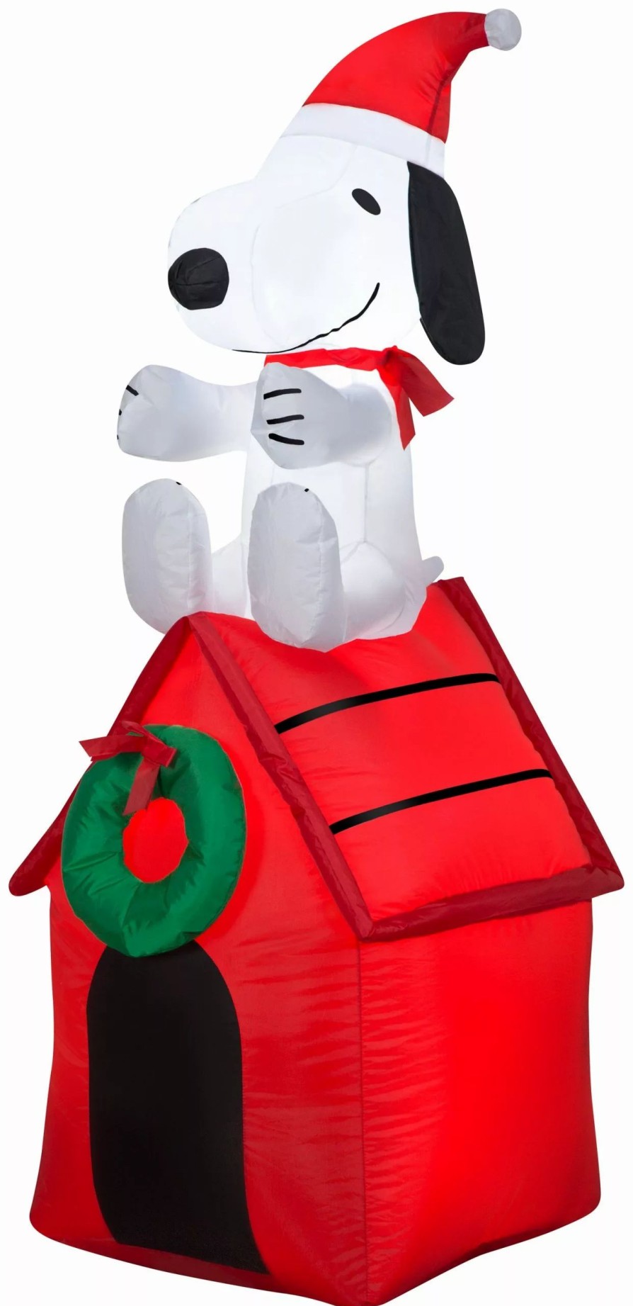 Inflatables * | Gemmy Christmas Airblown Inflatable Inflatable Snoopy On Dog House, 4 Ft Tall, Red