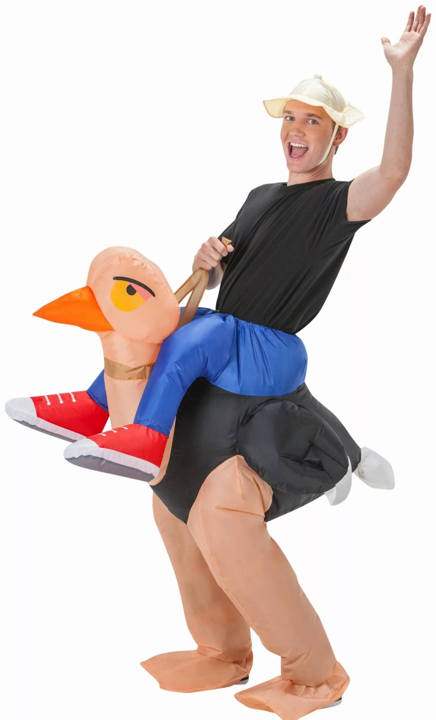 Inflatables * | Adult Inflatable Ollie Ostrich Halloween Costume