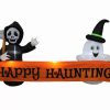 Inflatables * | A Holiday Company 8Ft Inflatable Happy Haunting Banner, 4 Ft Tall, Multi