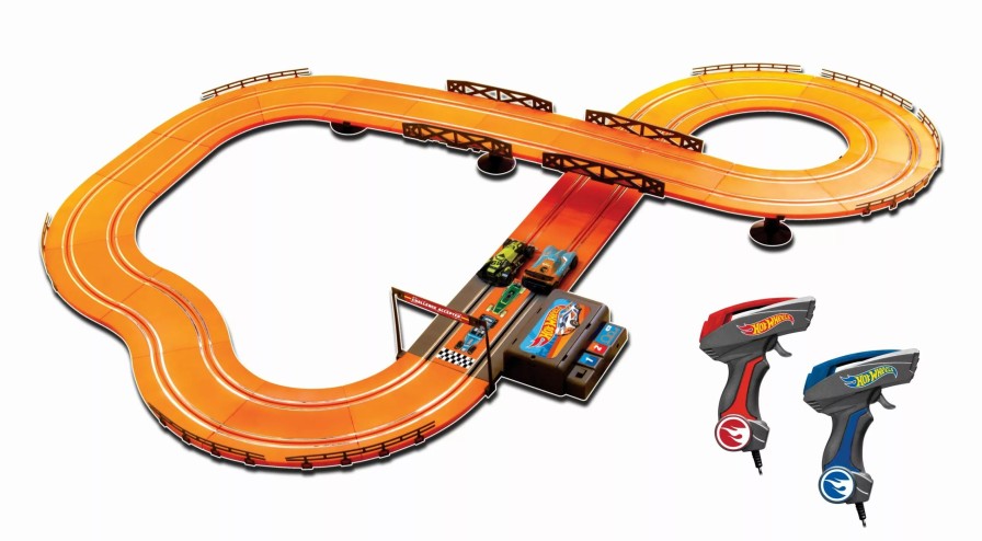 Toys * | 1:43 Hot Wheels Slot Track Set 12.4 Ft (Battery Operated)