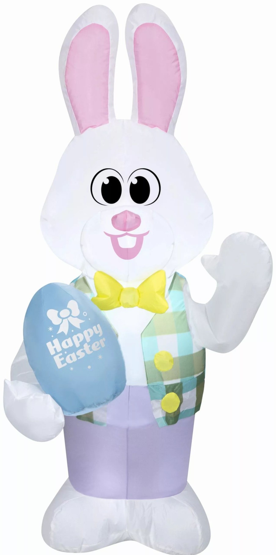 Inflatables * | Gemmy 4 Ft Airblown Easter Bunny, White