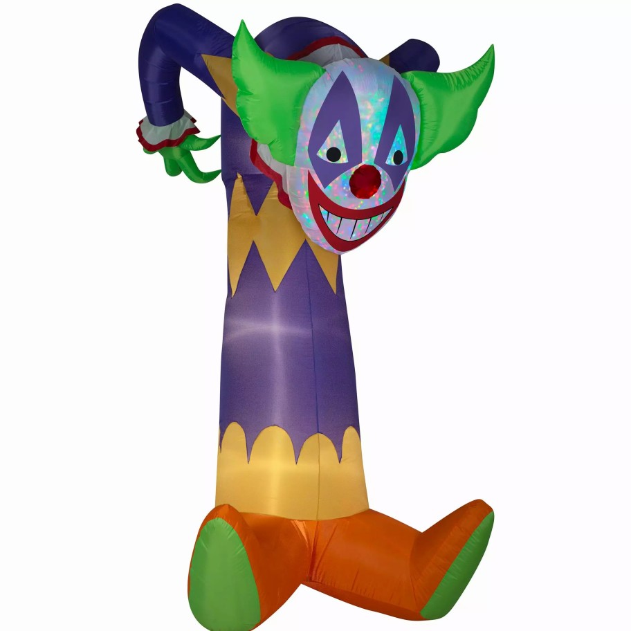 Inflatables * | Halloween Inflatable Projection Kaleidoscope Creepy Clown Airblown