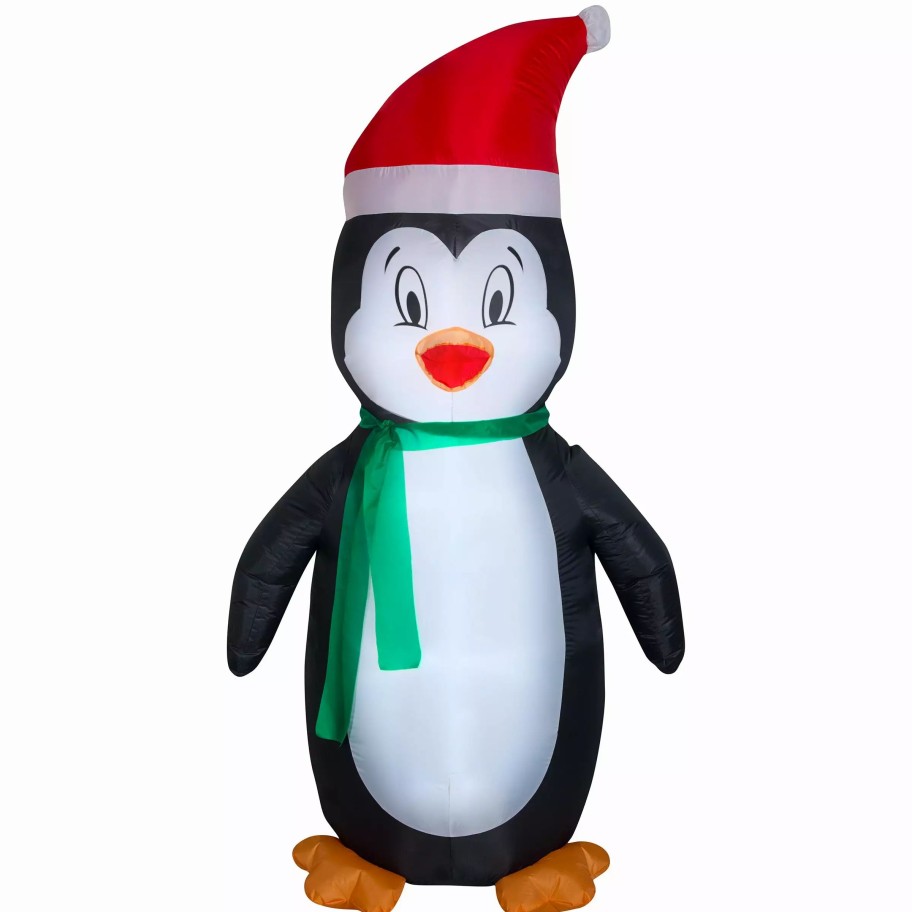 Inflatables * | Gemmy Christmas Inflatable 7 Penguin | Airblown Inflatable