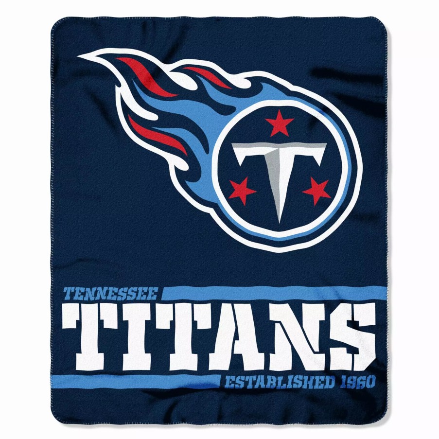 Blankets * | The Northwest Company Tennessee Titans Fleece Throw