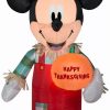 Inflatables * | Gemmy 3.5 Airblown Inflatable Mickey Holding Pumpkin Disney