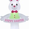 Inflatables * | Gemmy 12.5 Ft Airblown Easter Bunny Giant, White