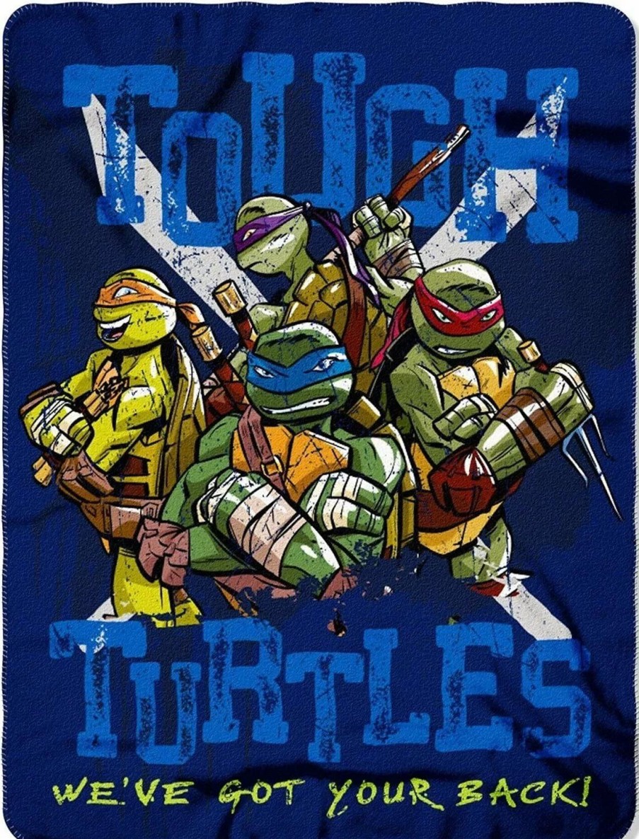 Blankets * | The Northwest Company Teenage Mutant Ninja Turtles Tough Turtle Blues