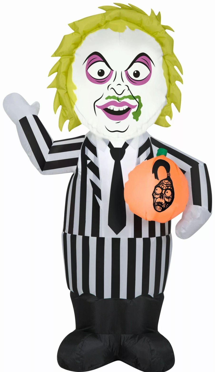 Inflatables * | Gemmy Airblown Inflatable Beetlejuice, 3.5 Ft Tall, Black