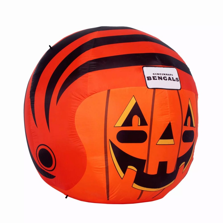 Inflatables * | Cincinnati Bengals Inflatable Jack-O' Helmet