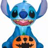 Inflatables * | Gemmy Airblown Stitch W/Jol Disney, 3 Ft Tall, Multi