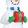 Inflatables * | Gemmy Christmas Airblown Inflatable Inflatable Snowman, 8 Ft Tall, White