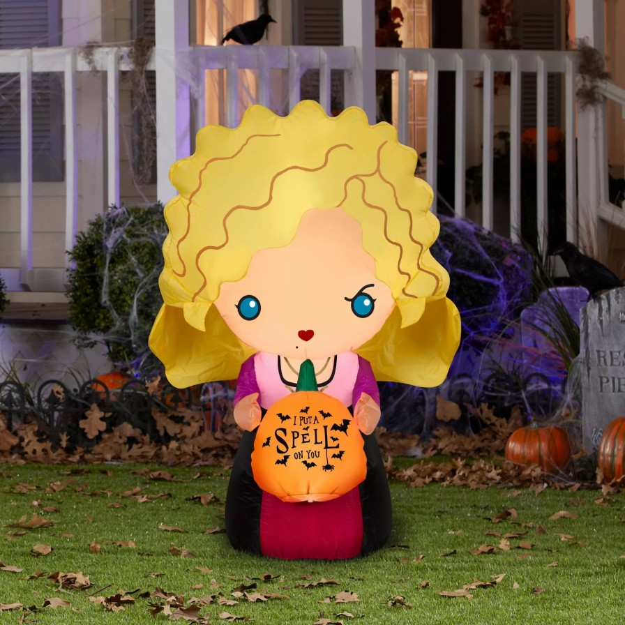 Inflatables * | Gemmy Airblown Hocus Pocus Sarah Disney, 3.5 Ft Tall, Multi