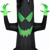 Inflatables * | Gemmy Airblown Inflatable Spooky Black Tree With Micro Lights, 7 Ft Tall, Black