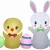 Inflatables * | Gemmy 6.5 Ft Wide Airblown Easter Collection Scene, White