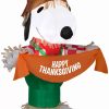 Inflatables * | Gemmy 3.5 Airblown Inflatable Snoopy As Scarecrow (Peanuts)