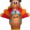 Inflatables * | Gemmy Airblown Thankful Turkey Giant, 10 Ft Tall, Multi