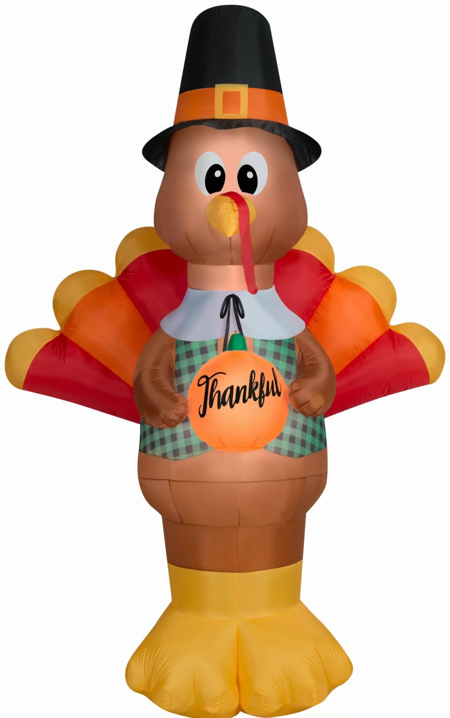 Inflatables * | Gemmy Airblown Thankful Turkey Giant, 10 Ft Tall, Multi