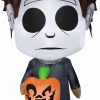 Inflatables * | Gemmy Airblown Michael Myers W/Jack O Lantern, 5 Ft Tall, Grey