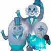 Inflatables * | Gemmy Airblown Haunted Mansion Hitchhiking Ghosts Scene Disney , 6 Ft Tall