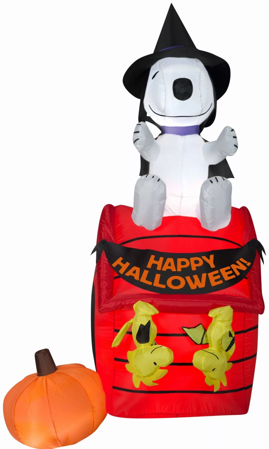 Inflatables * | Gemmy Airblown Snoopy Halloween House W/Leds Scene Peanuts, 6 Ft Tall, Multi