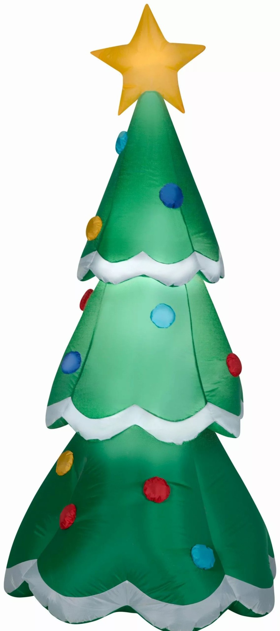 Inflatables * | Gemmy Christmas Airblown Inflatable Inflatable Christmas Tree, 7 Ft Tall, Green