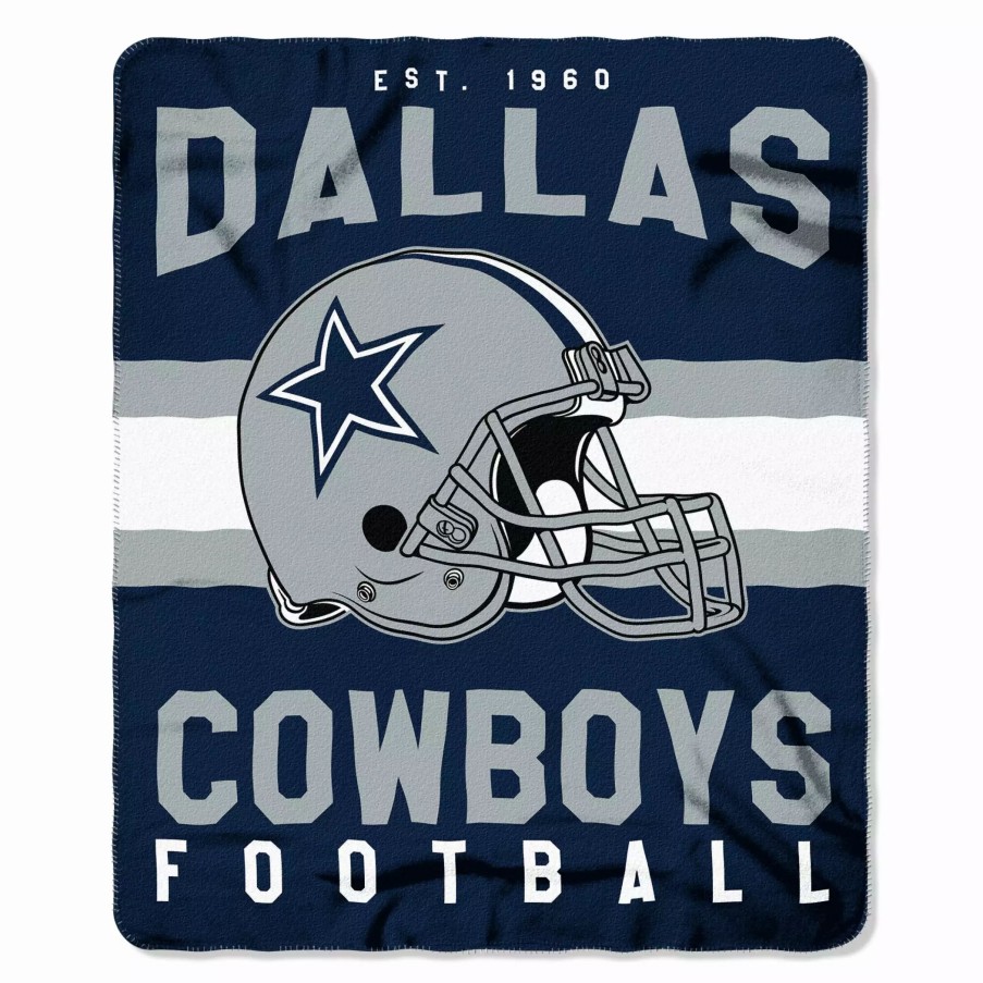 Blankets * | The Northwest Company Dallas Cowboys Fleece Throw