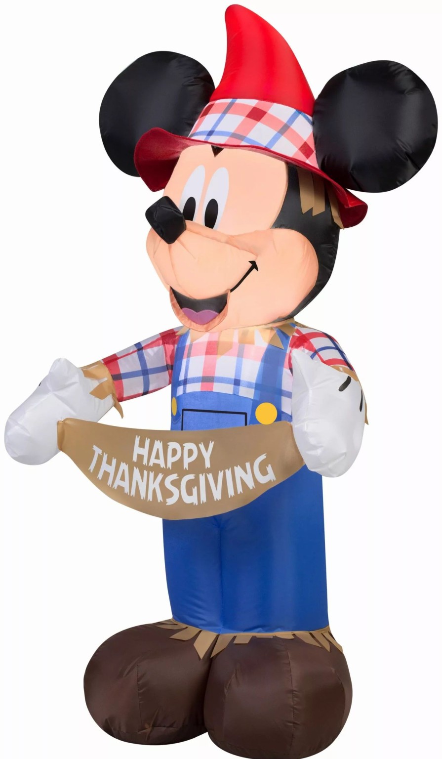 Inflatables * | 3.5 Airblown Mickey As Scarecrow Disney Thanksgiving Inflatable