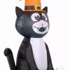 Inflatables * | Occasions 5 Inflatable Black Cat, 3.5 Ft Tall, Multicolored