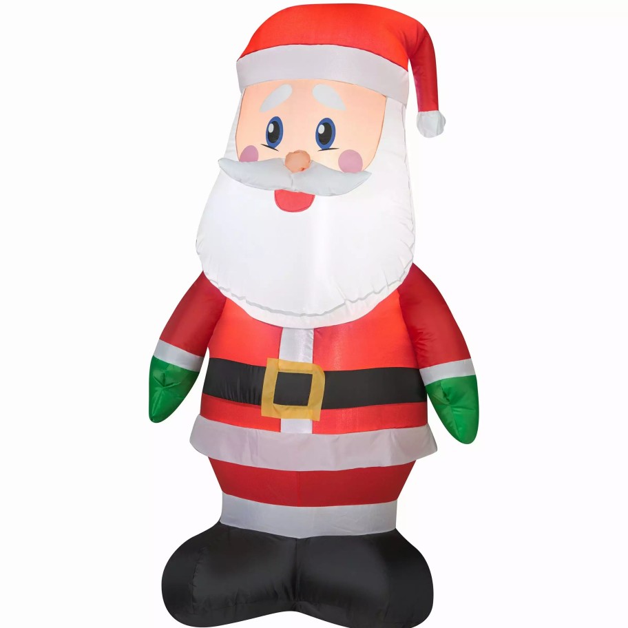 Inflatables * | Gemmy Airblown Outdoor Santa Christmas Inflatable