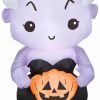 Inflatables * | Gemmy Airblown Inflatable Ursula, 3.5 Ft Tall, White