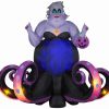 Inflatables * | Gemmy 6 Ft Tall Animated Projection Airblown Ursula Disney