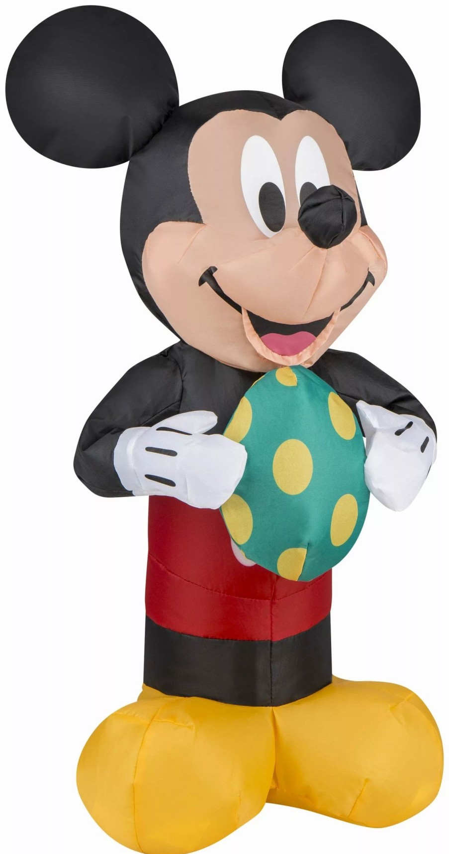 Inflatables * | Gemmy Airdorable Airblown Easter Mickey Mouse W/Egg Disney, Black