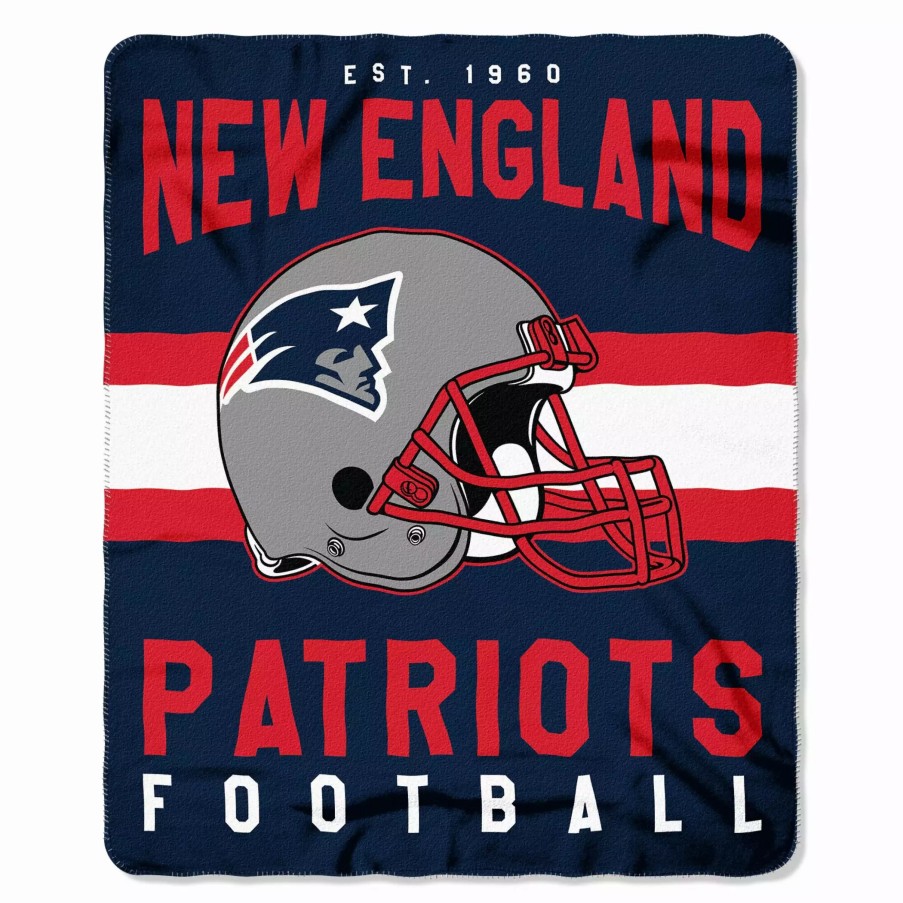 Blankets * | The Northwest Company New England Patriots Fleece Throw