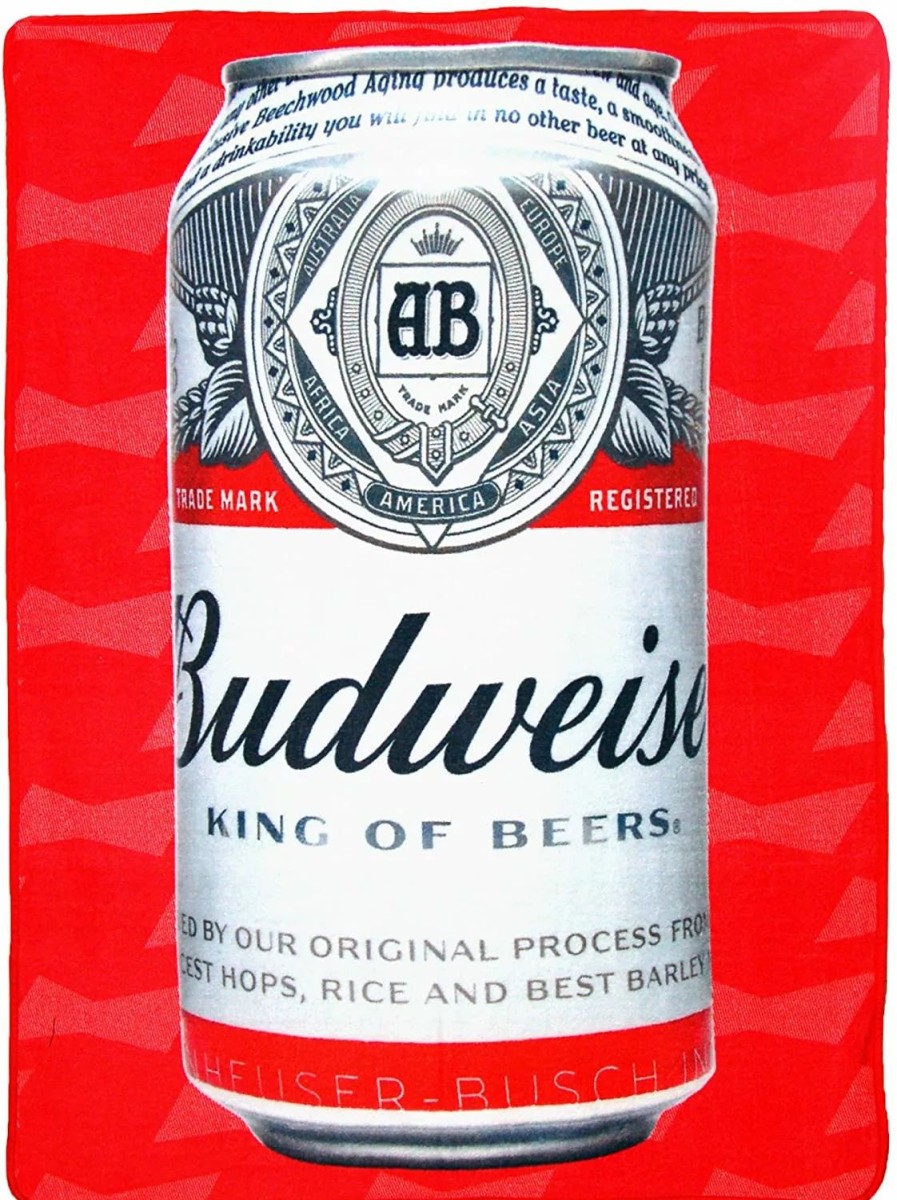 Blankets * | The Northwest Company Budweiser Cold Can