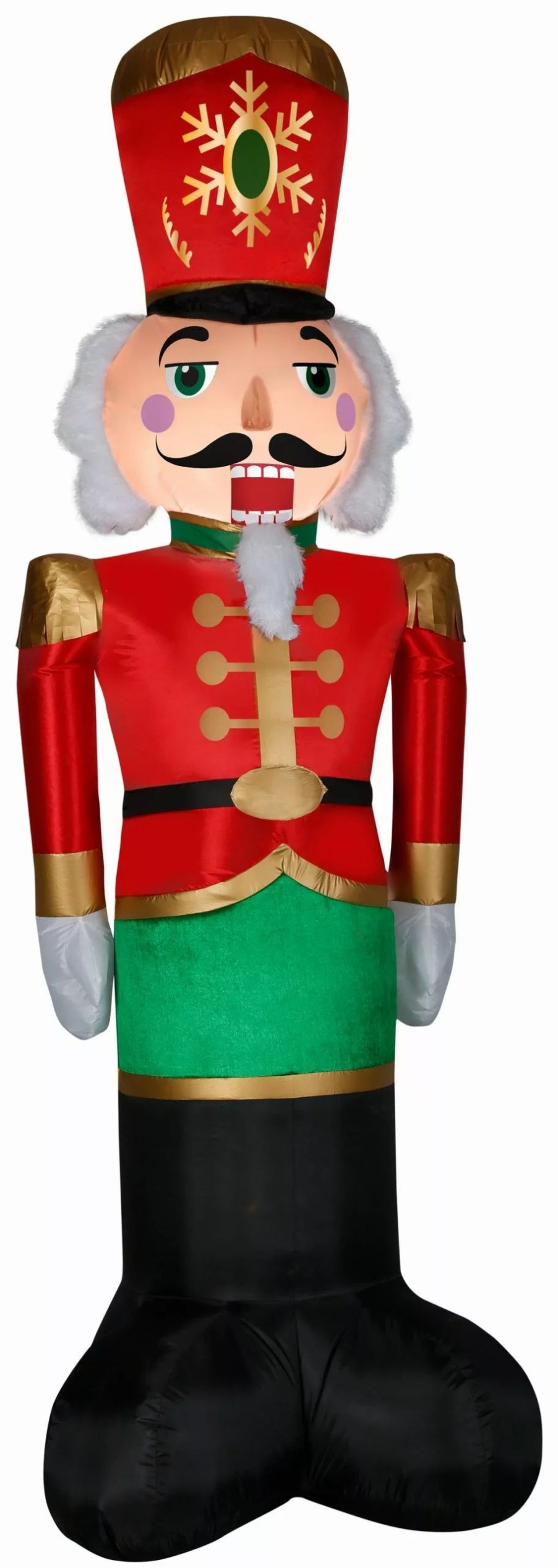 Inflatables * | Gemmy Christmas Airblown Inflatable Mixed Media Luxe Nutcracker, 8 Ft Tall, Multicolored